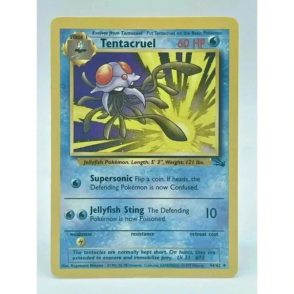 pokemon card tentacruel Reprint Bundle Lot of 2 [Water] TENTACRUEL REVERSE HOLO LEGENDARY COLLECTION